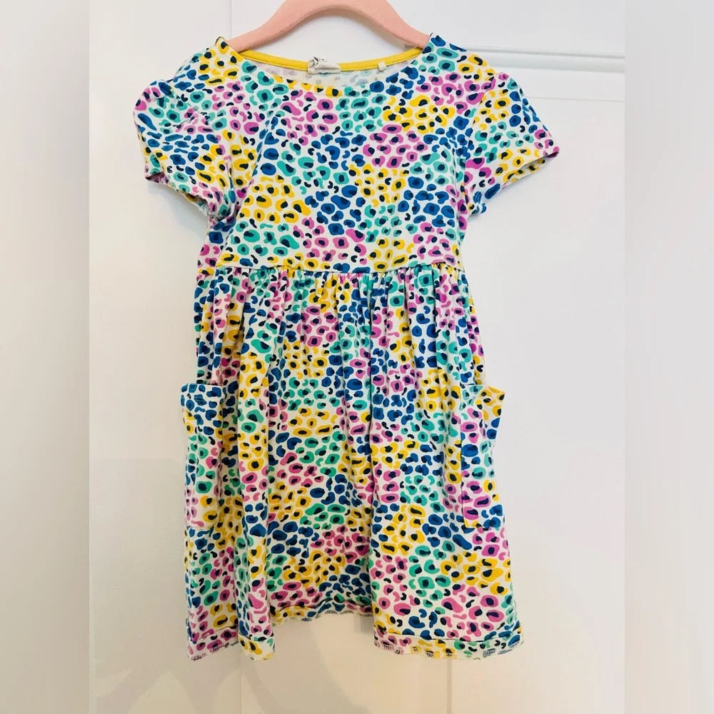 Kite | Multicolor Leopard Print Pocket Dress | size 5
